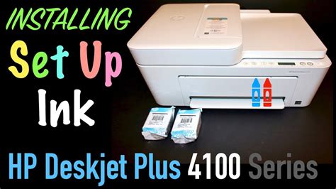 HP DeskJet Plus 4100 printers .